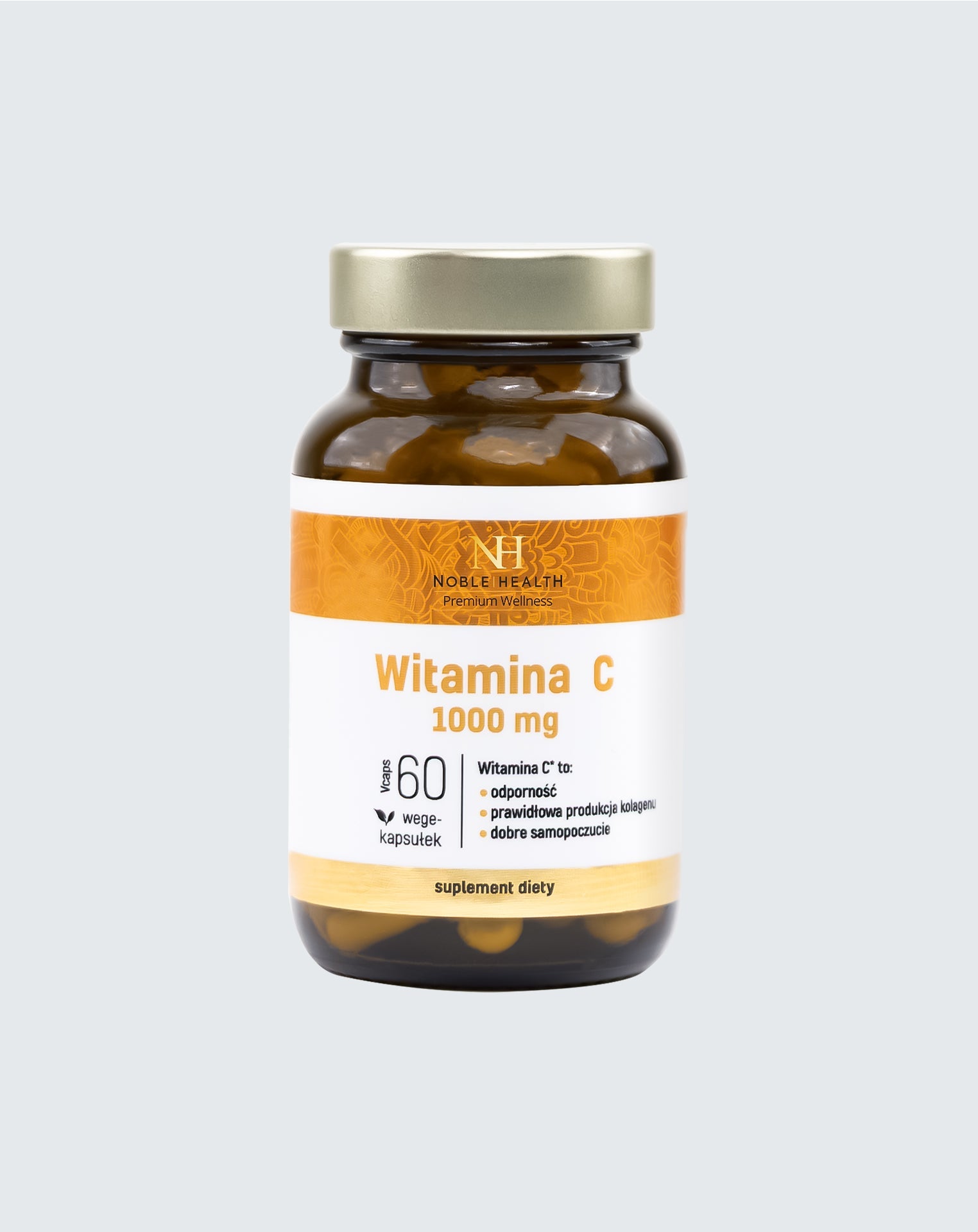 C-vitamin Noble Health Vegán L-aszkorbinsav 1000mg 60 kapszula