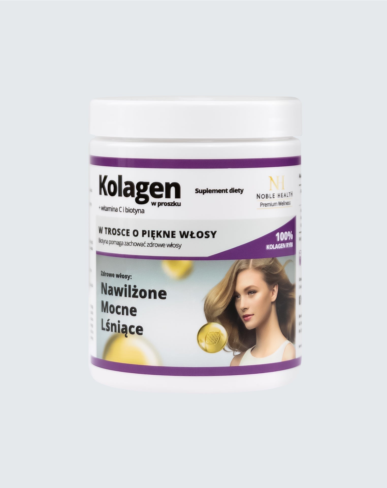 Kollagén + C-vitamin és biotin por - Noble Health Egészséges, szép bőr és haj