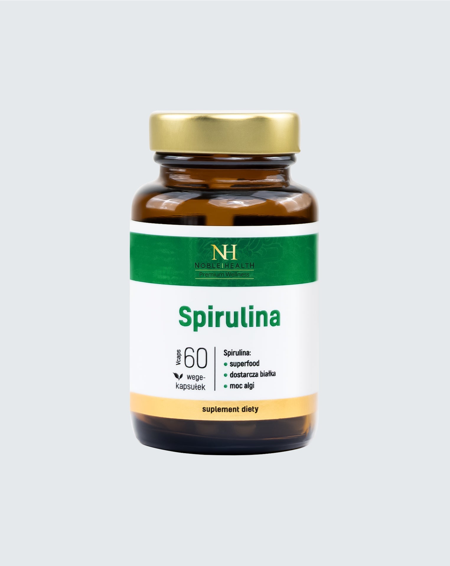 Spirulina Noble Health Tengeri alga méregtelenítő 60 kapszula