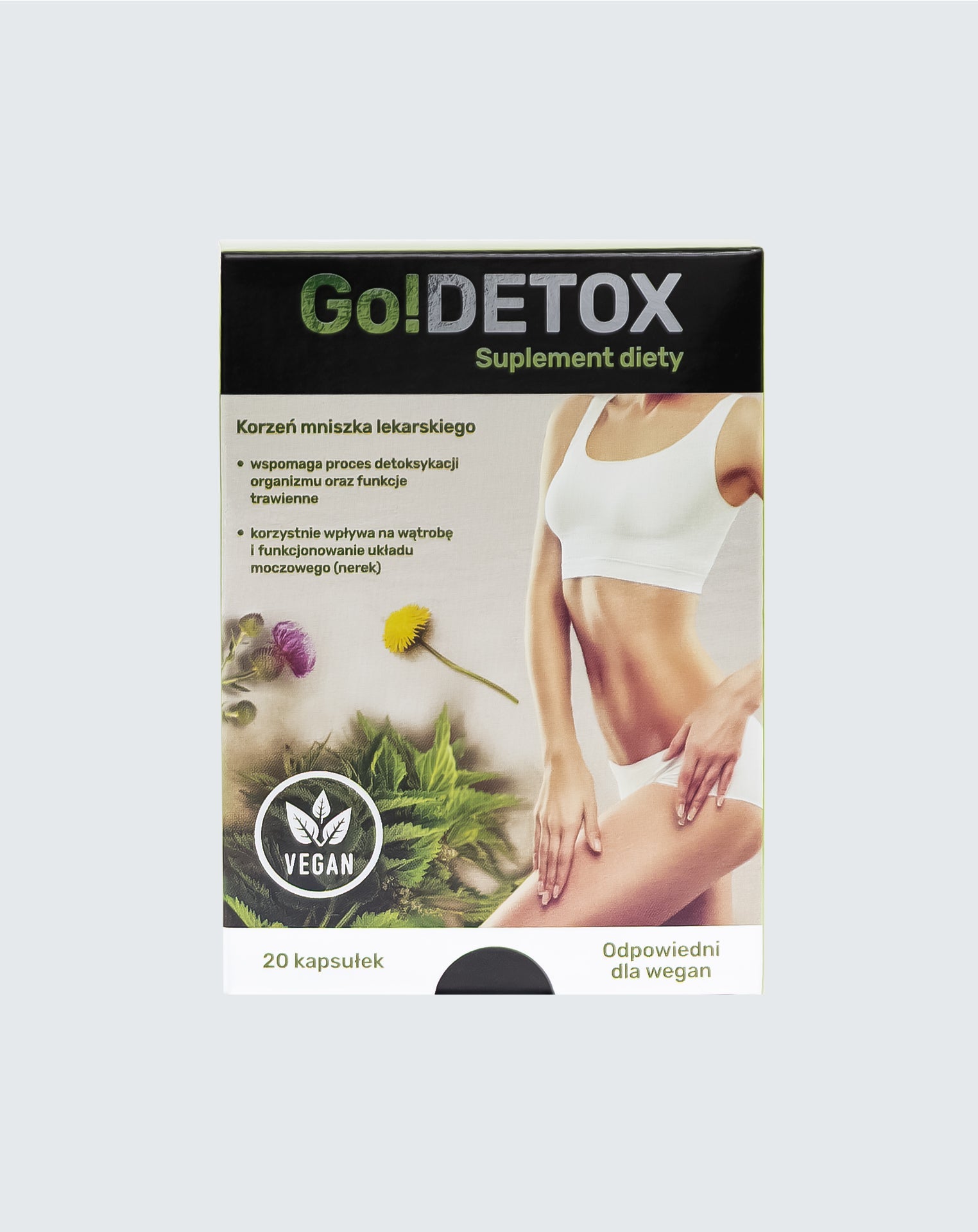 Go!Detox GoDetox Noble Health Liver Support Méregtelenítő méregtelenítés 20 kapszula