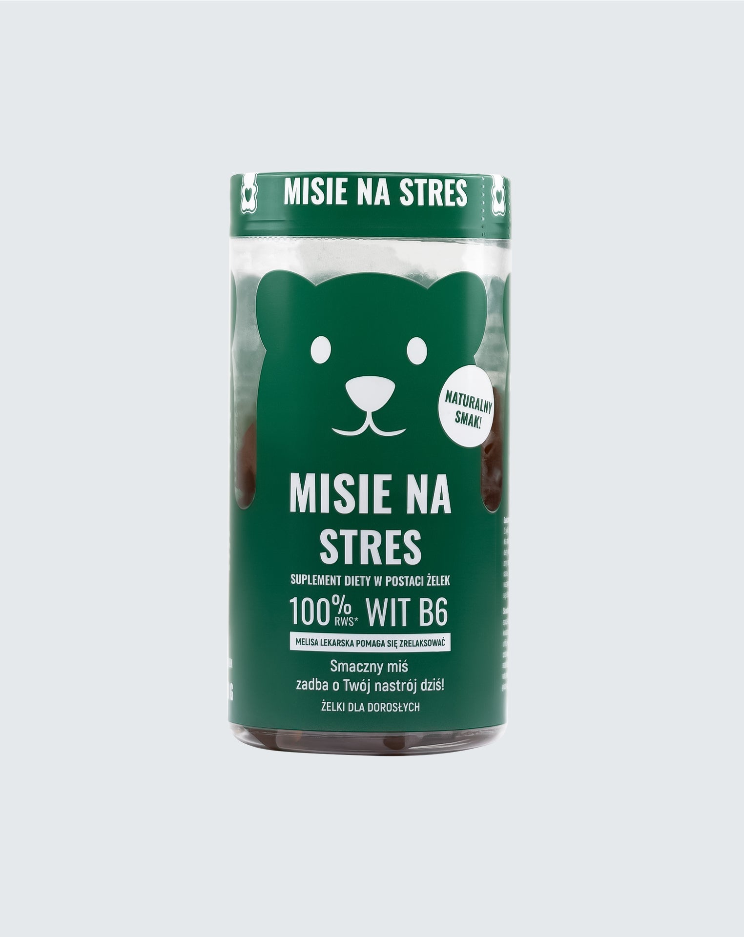 Teddy Bears for Stress - Noble Health Jelly bab citromfűvel és cinkkel