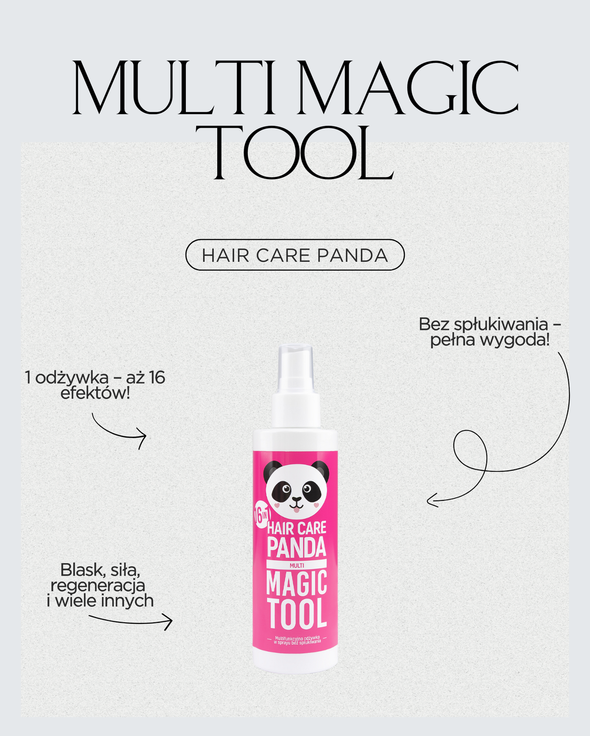 Multi Magic Tool - Hajápoló Panda
