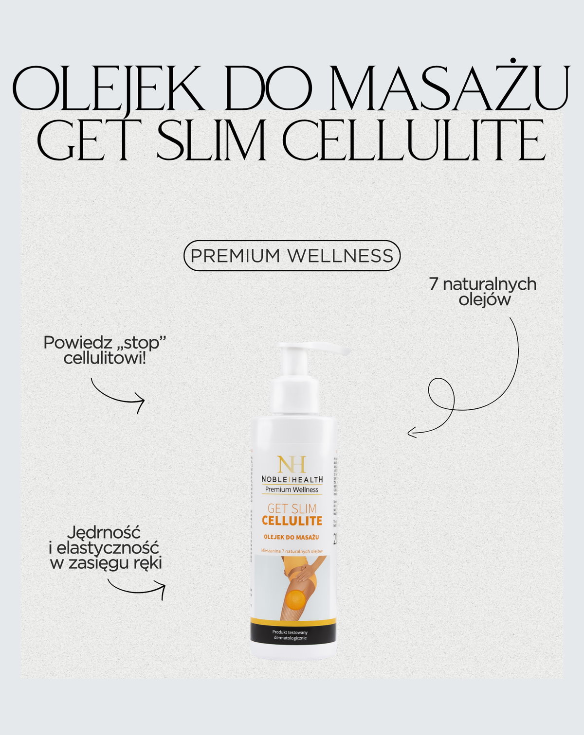 Szerezzen be Slim Cellulit masszázsolajat – Noble Health