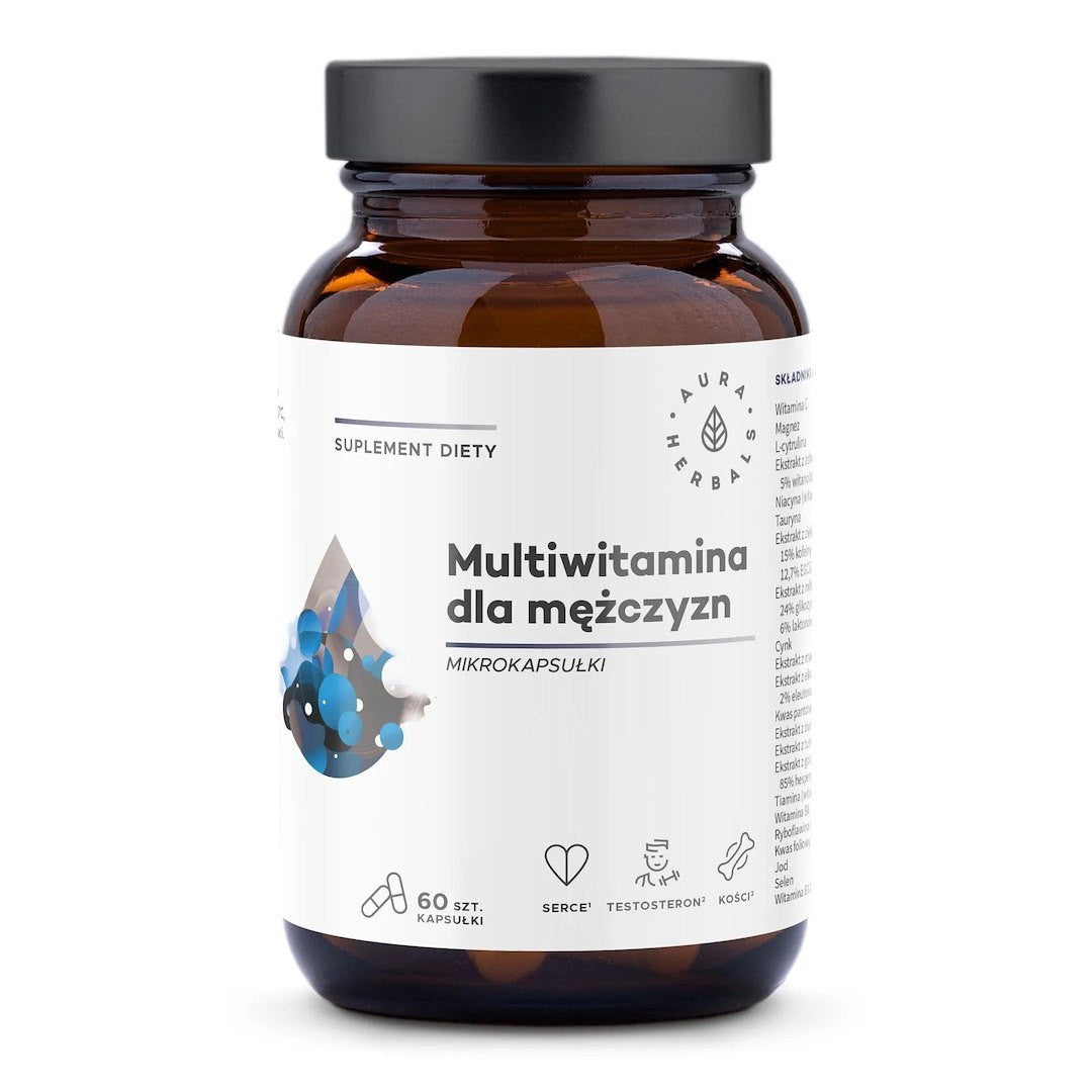 Aura herbals Multiwitamina dla meżczyzn 60 kaps