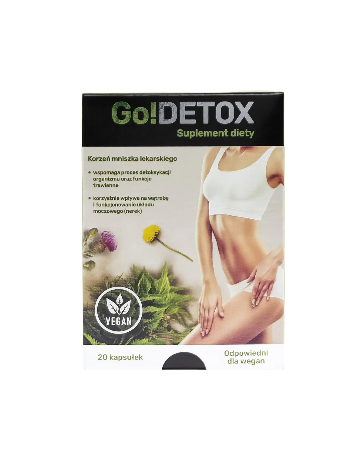 Go!Detox GoDetox Noble Health Liver Support Méregtelenítő méregtelenítés 20 kapszula
