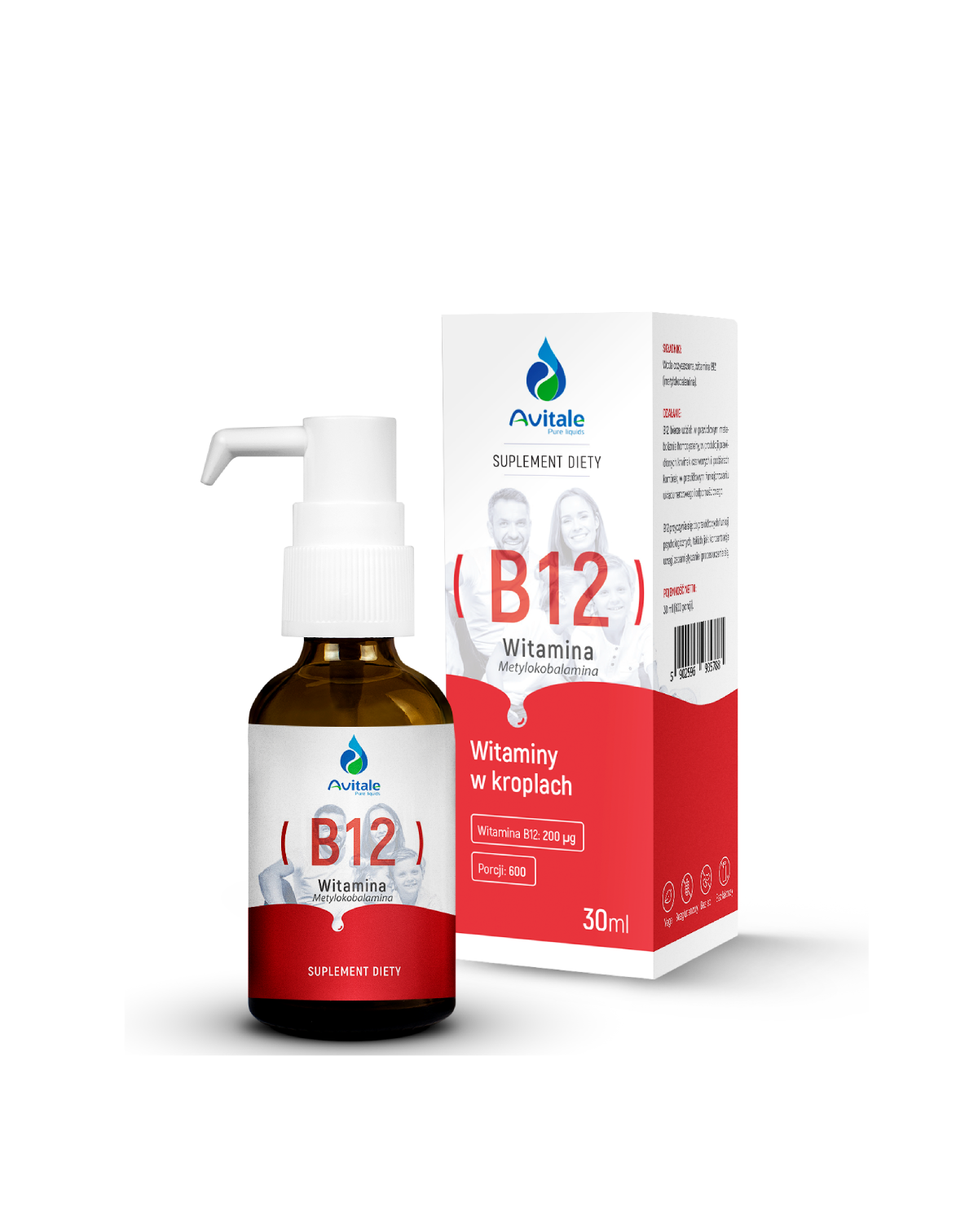 Avitale, B12-vitamin (metilkobalamin) - Aliness