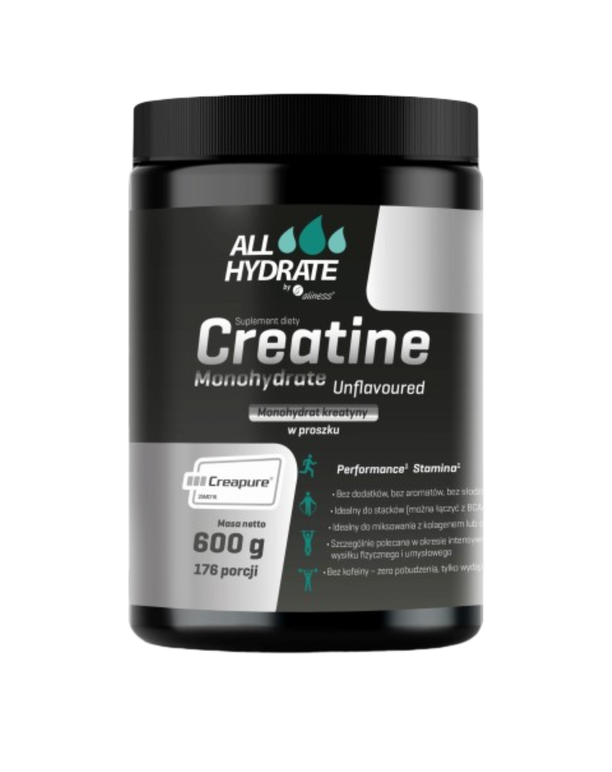 AllHydrate Creatine - Aliness Kreatin Monohidrát, Íztelen