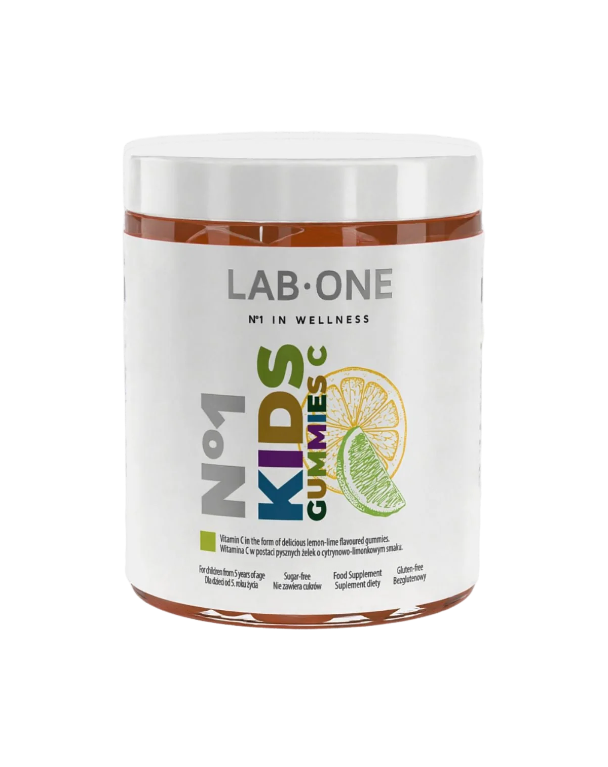 LAB ONE N°1 KidsGUMMIES C C-vitamin zselé 5 éves kortól. Immunitás