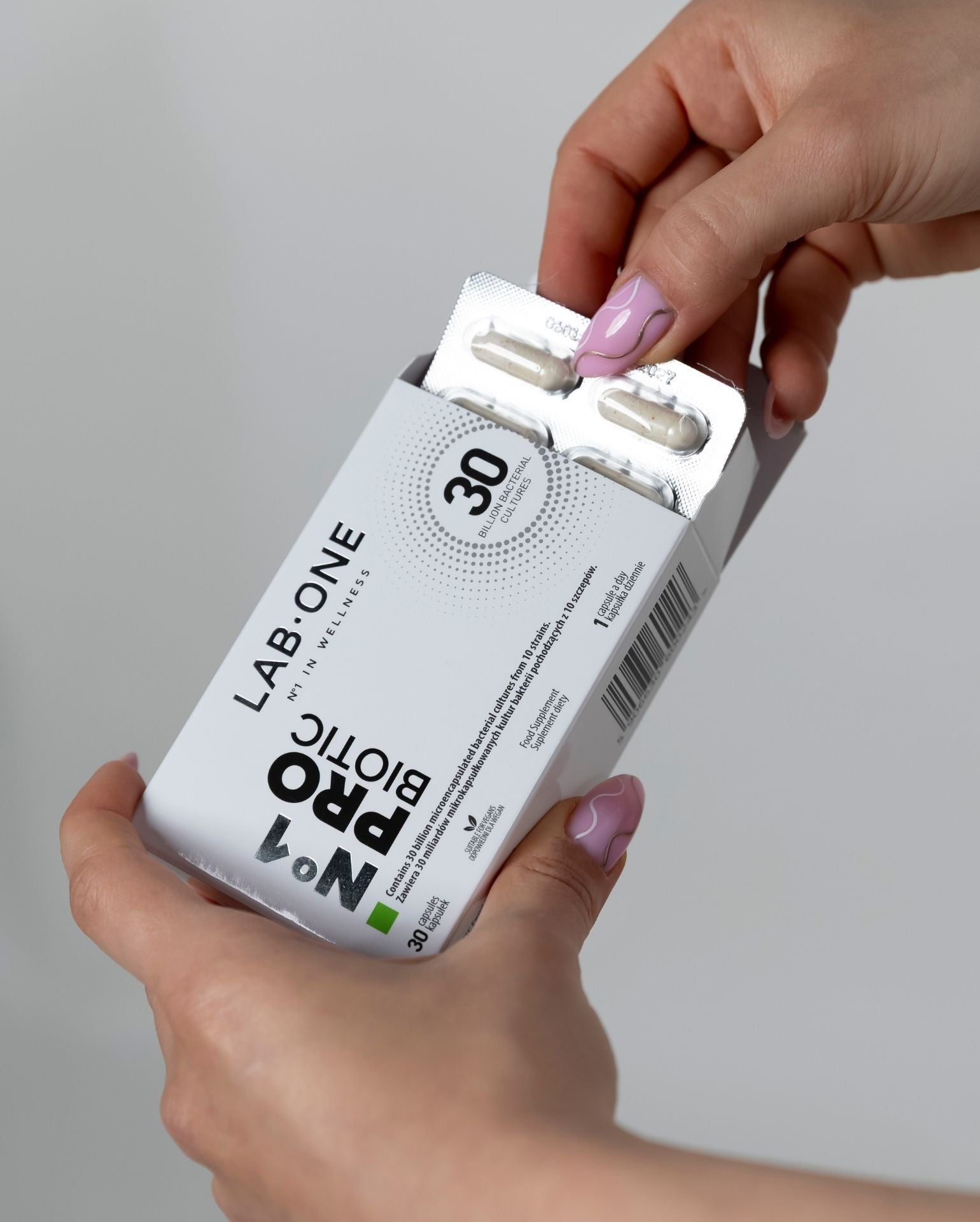 LAB ONE PRIOBIOTIC Probiotikus 30 kapszula 10 törzs emésztése