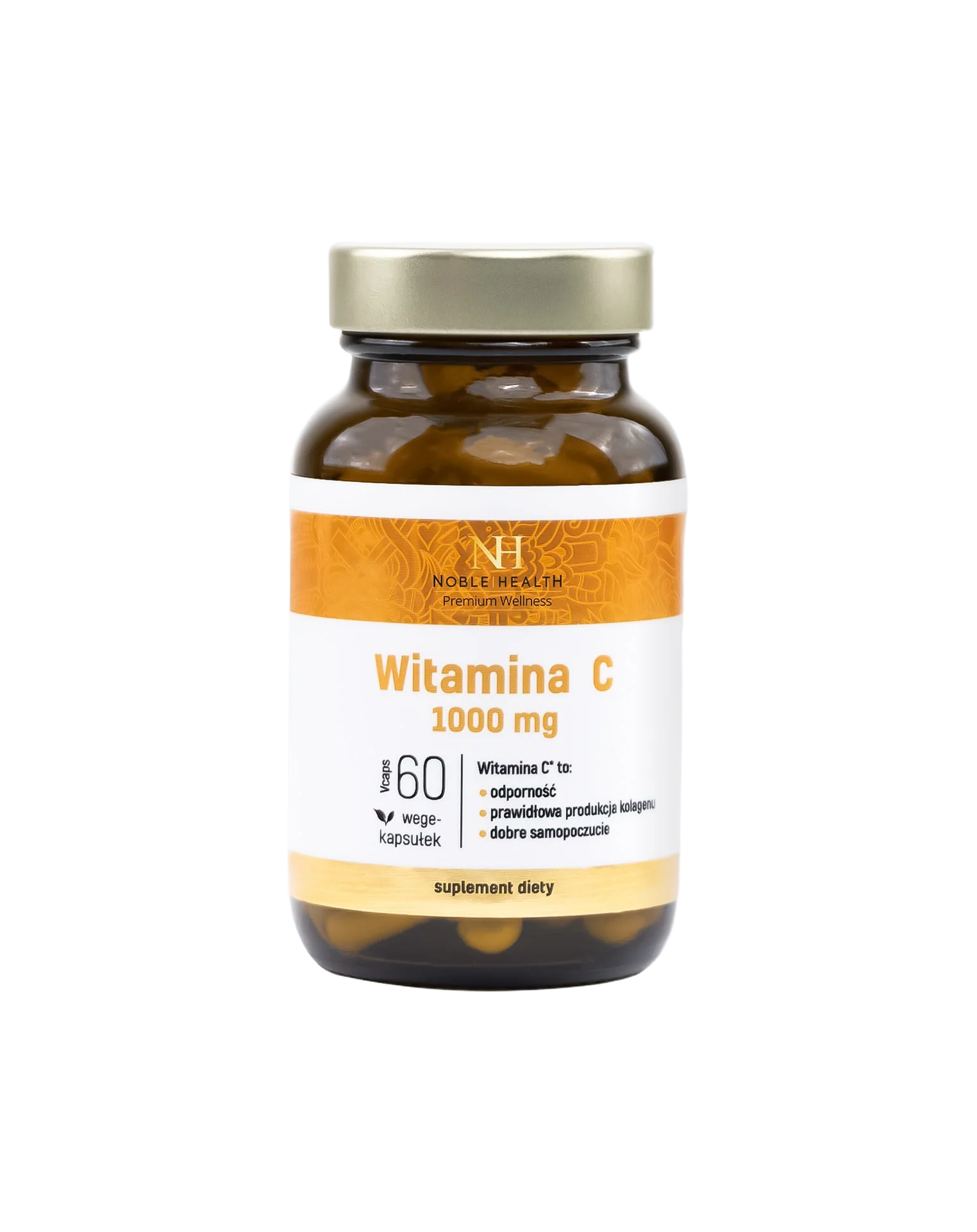 C-vitamin Noble Health Vegán L-aszkorbinsav 1000mg 60 kapszula
